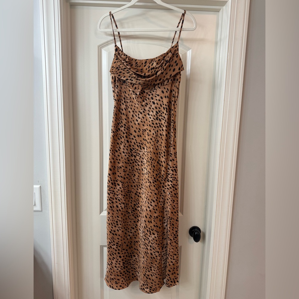 NWT Cowl Neck Midi Dress